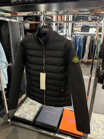 STONE ISLAND - ΖΑΚΕΤΑ ΜΠΟΥΦΑΝ  ΜΑΥΡΟ