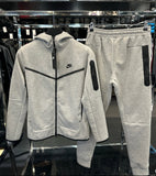 NIKE ΣΕΤ TECH FLEECE -ΓΚΡΙ